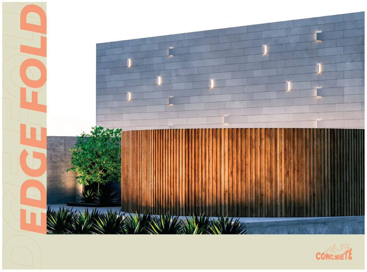 Edge Fold Wall Panel Texture