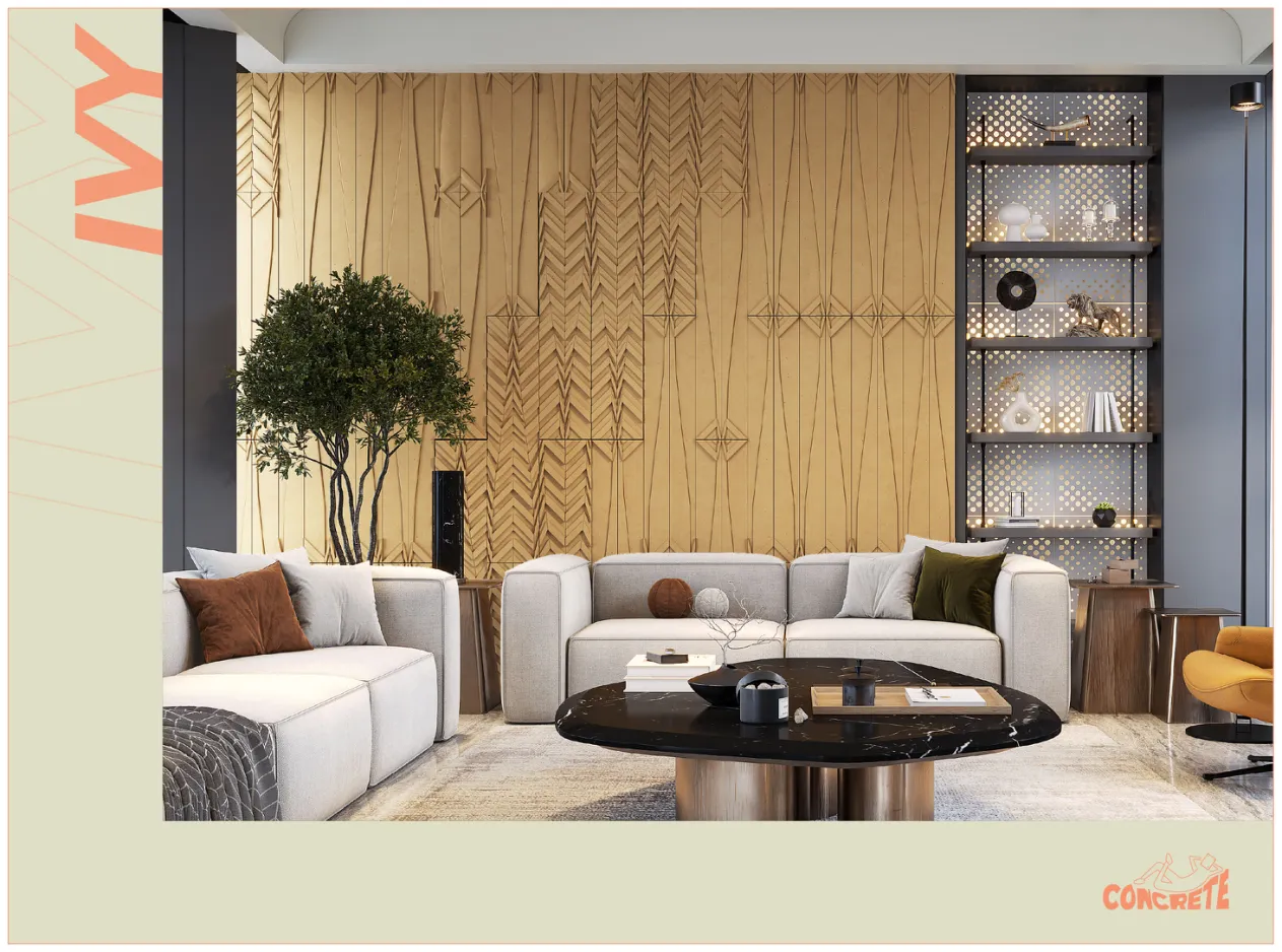 Ivy Wall Panel Texture